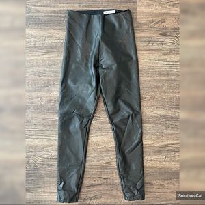 Abercrombie & Fitch Faux Leather High Waist Leggings Sz. Small